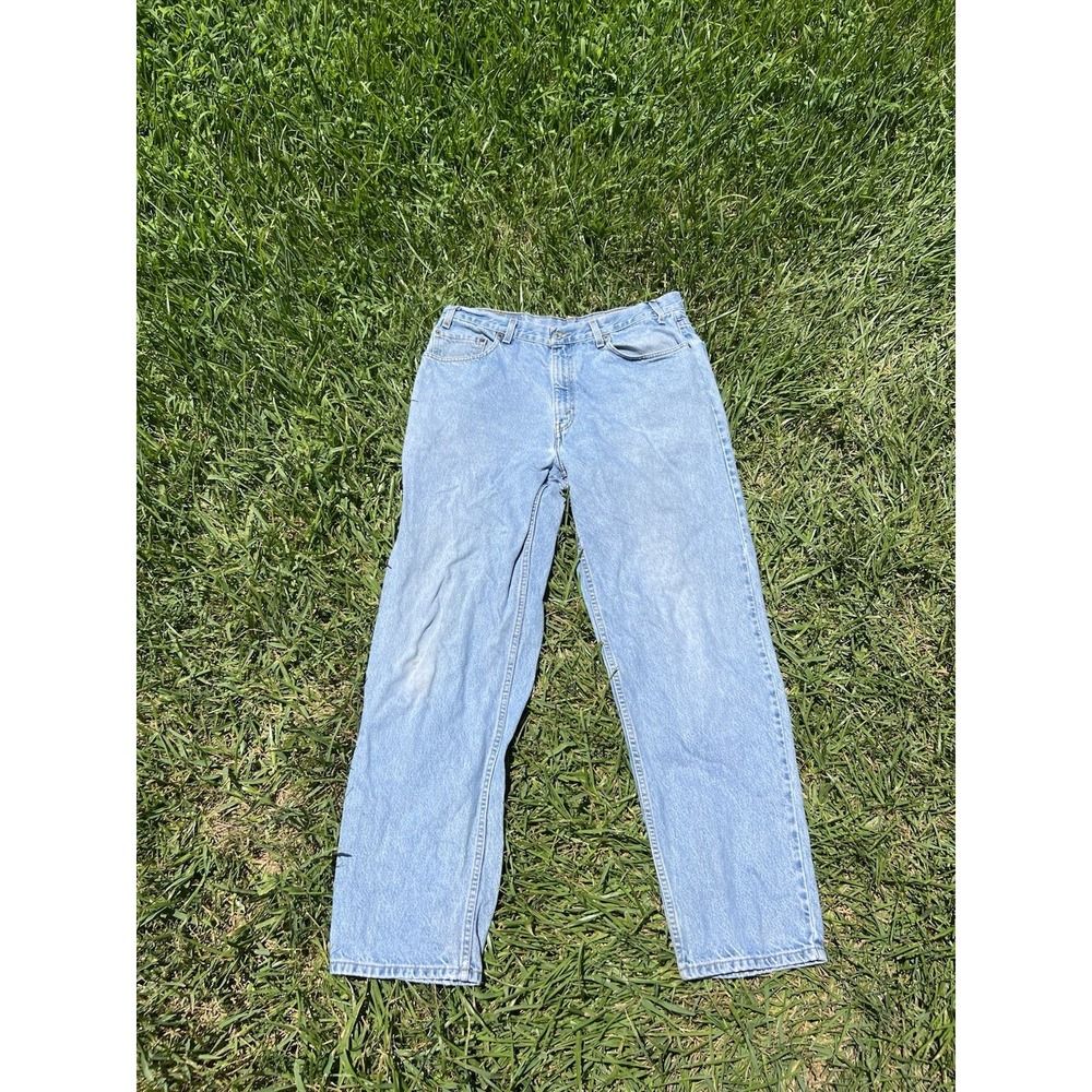 Vintage Levi's 555 Relaxed Straight Leg Denim Jeans 36x31 1990sUSA Levi Baggy
